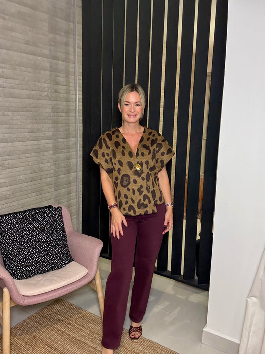 Leopard Print Vest