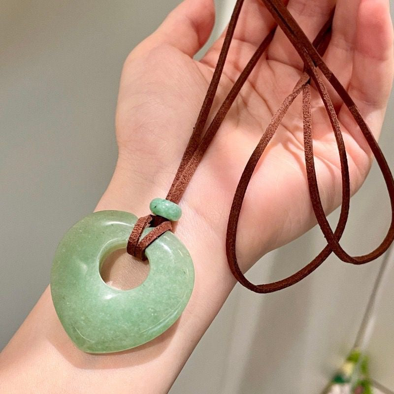 Suede Pendant Necklace