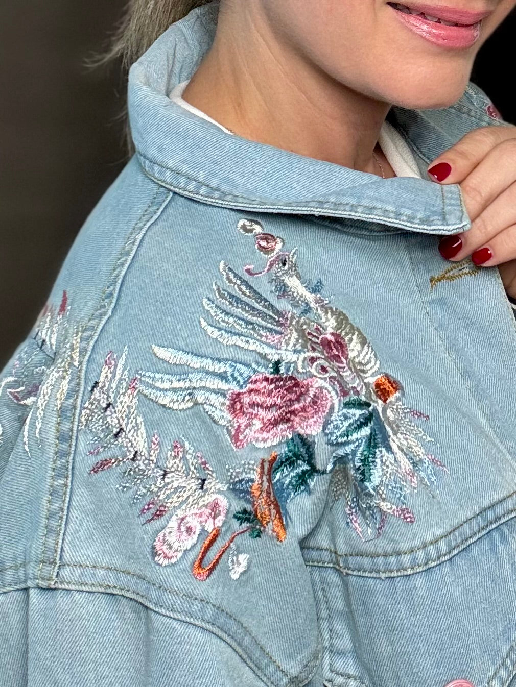 Embroidery Denim Jacket