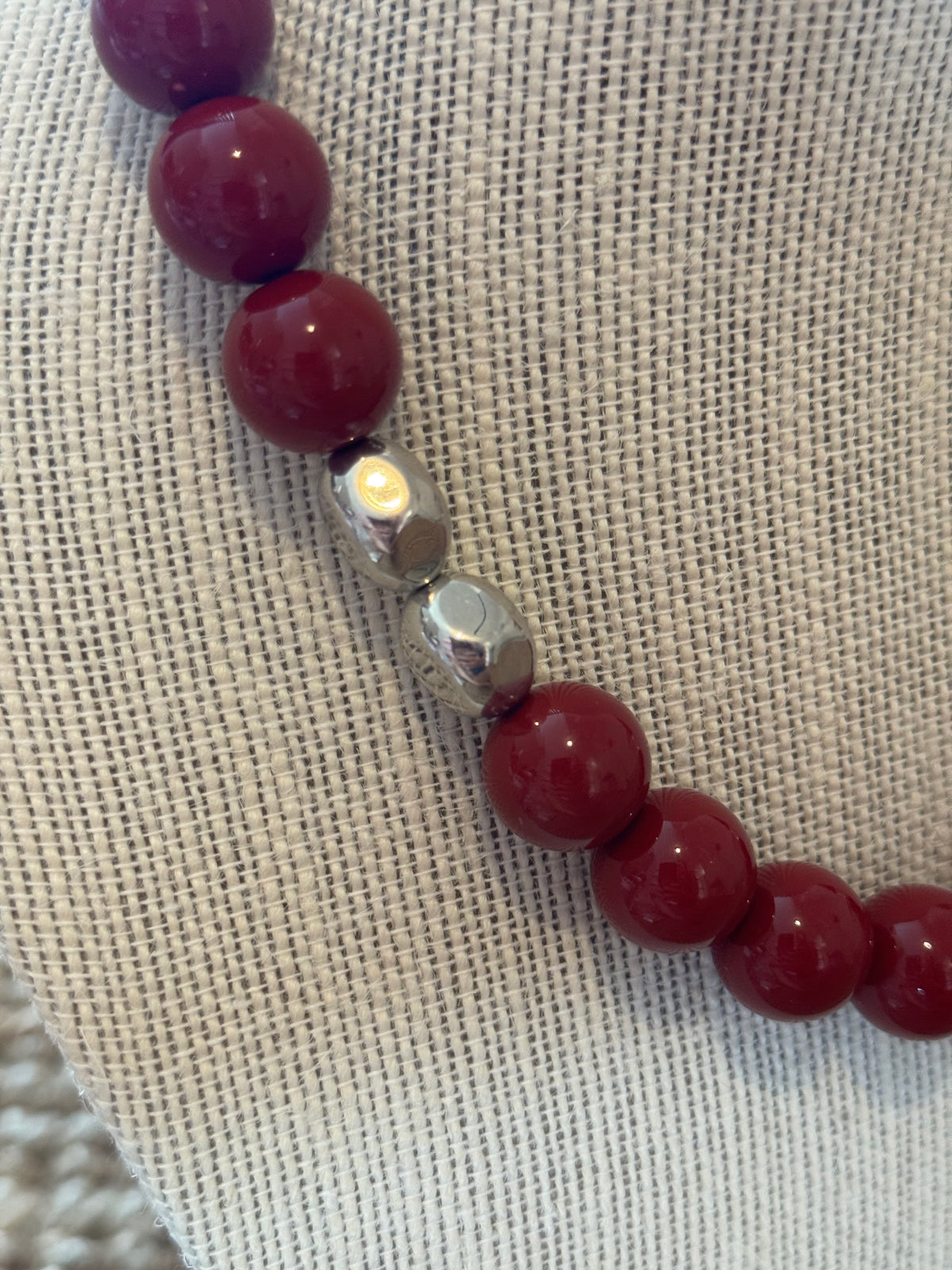 Burgundy Necklace