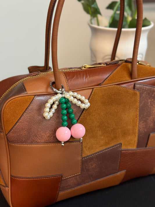 Handbag Key Holder / Pearl