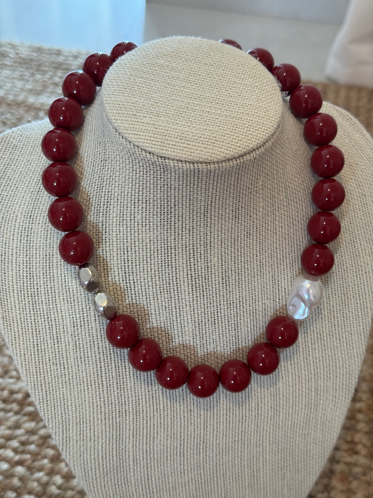 Burgundy Necklace
