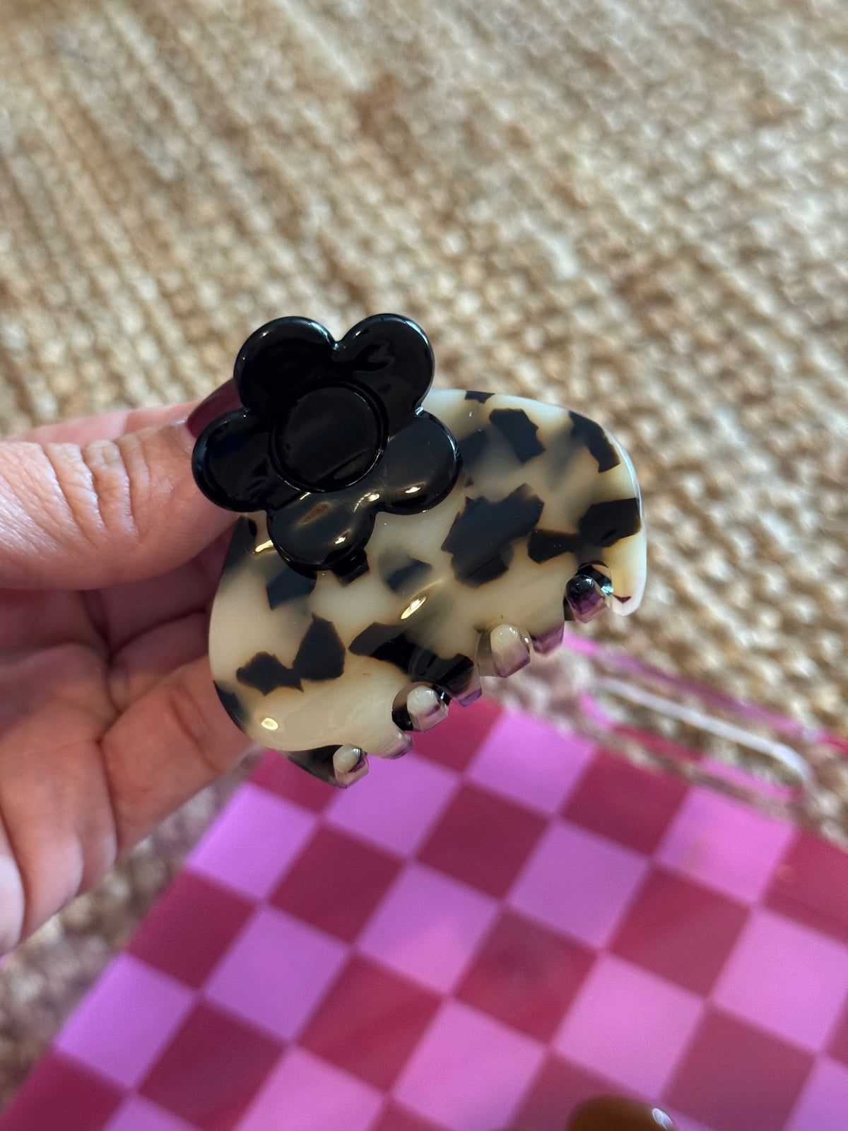 Small Flower Claw Clips