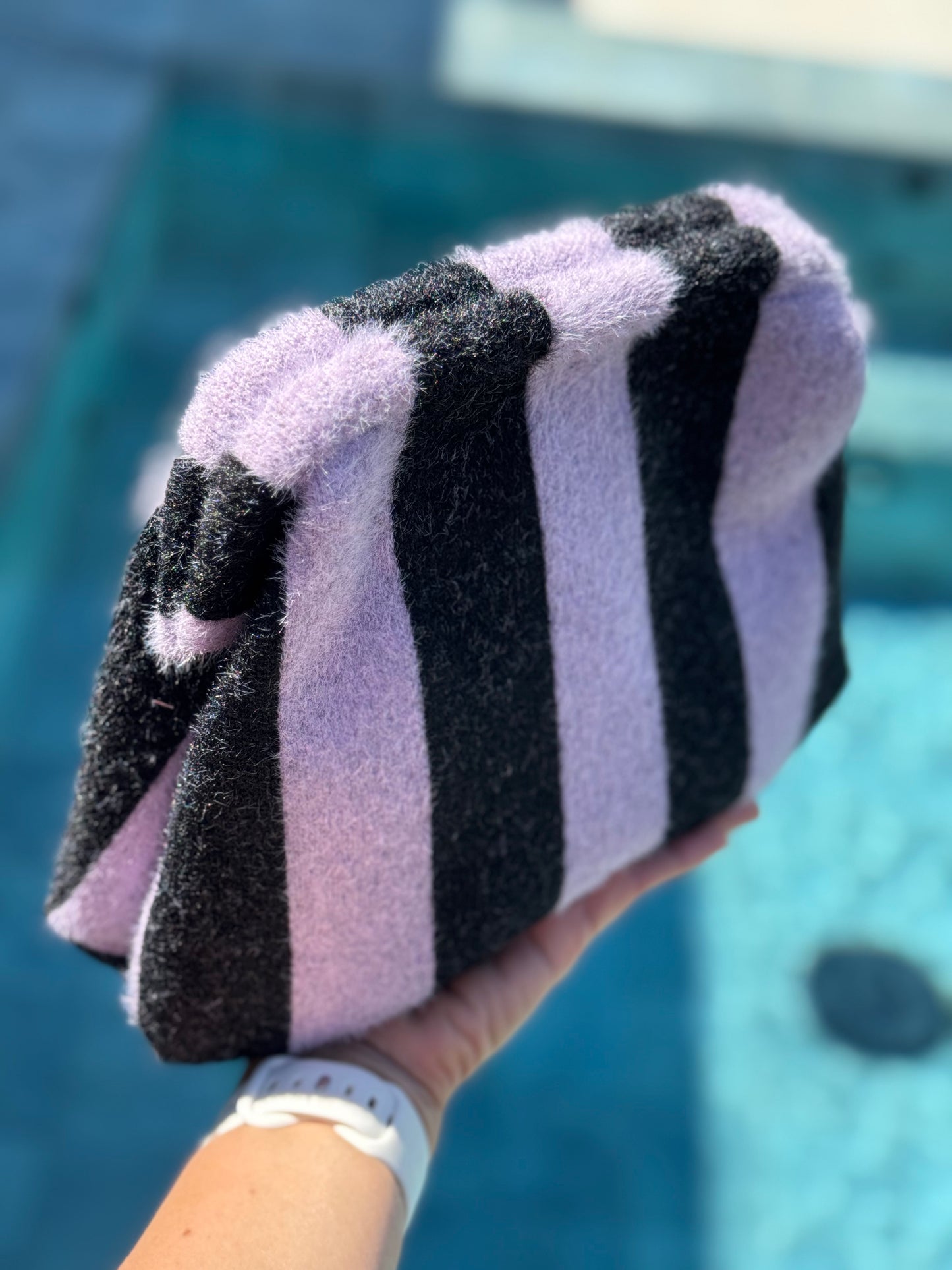 Fabric Textured Clutch
