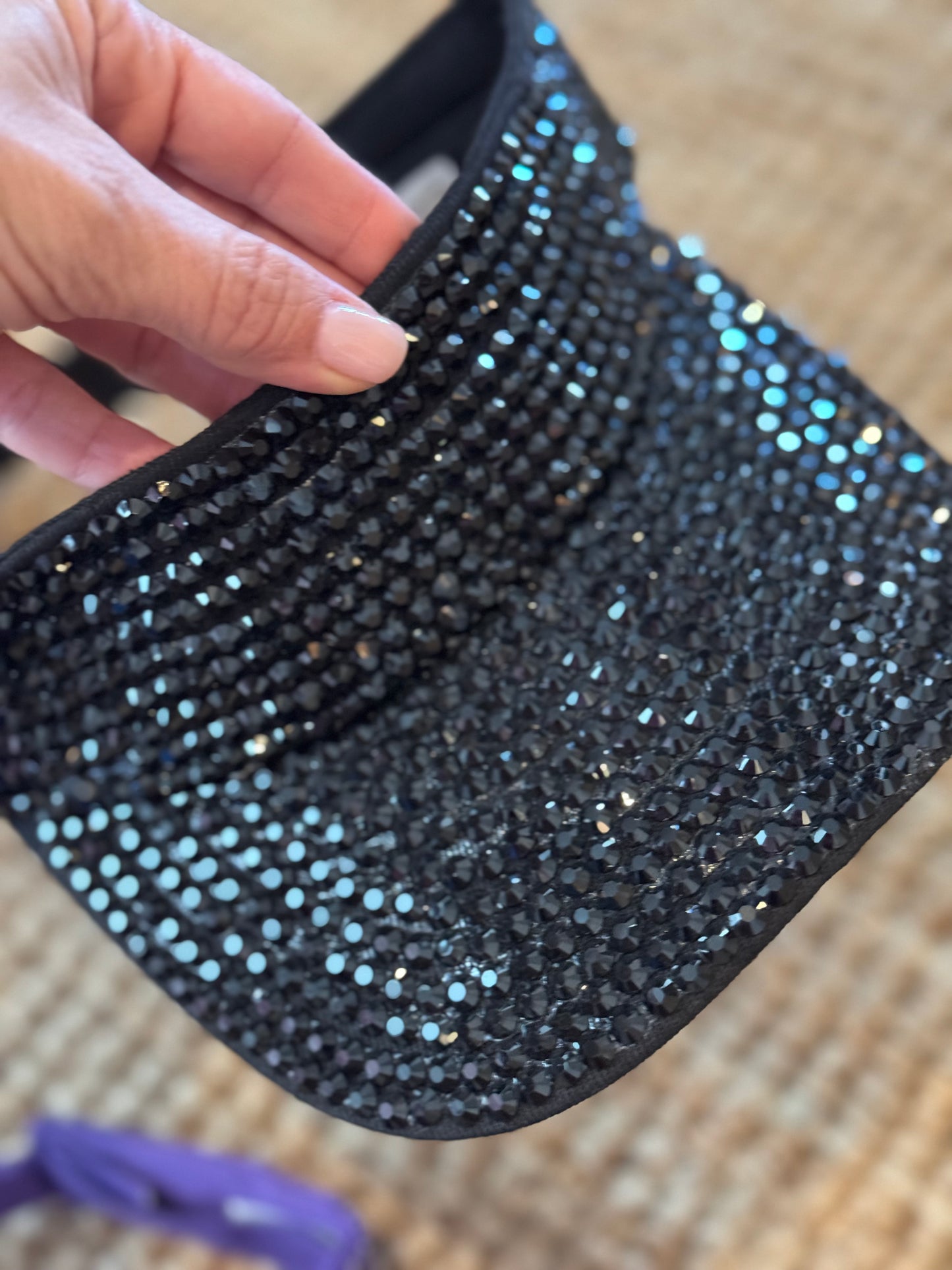Rhinestones Visor