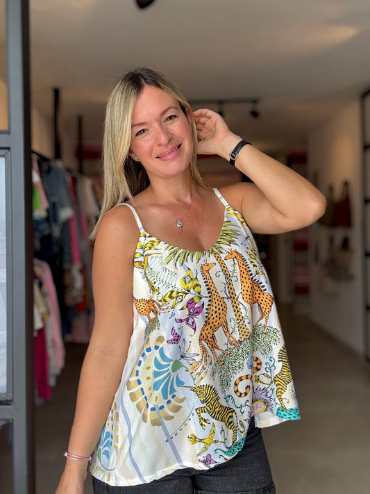 Safari Loose Top