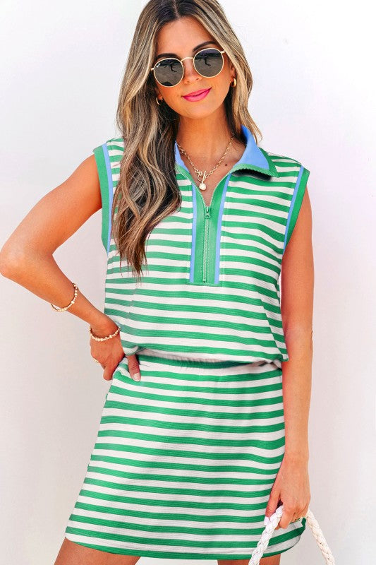 Stripes Skort Set