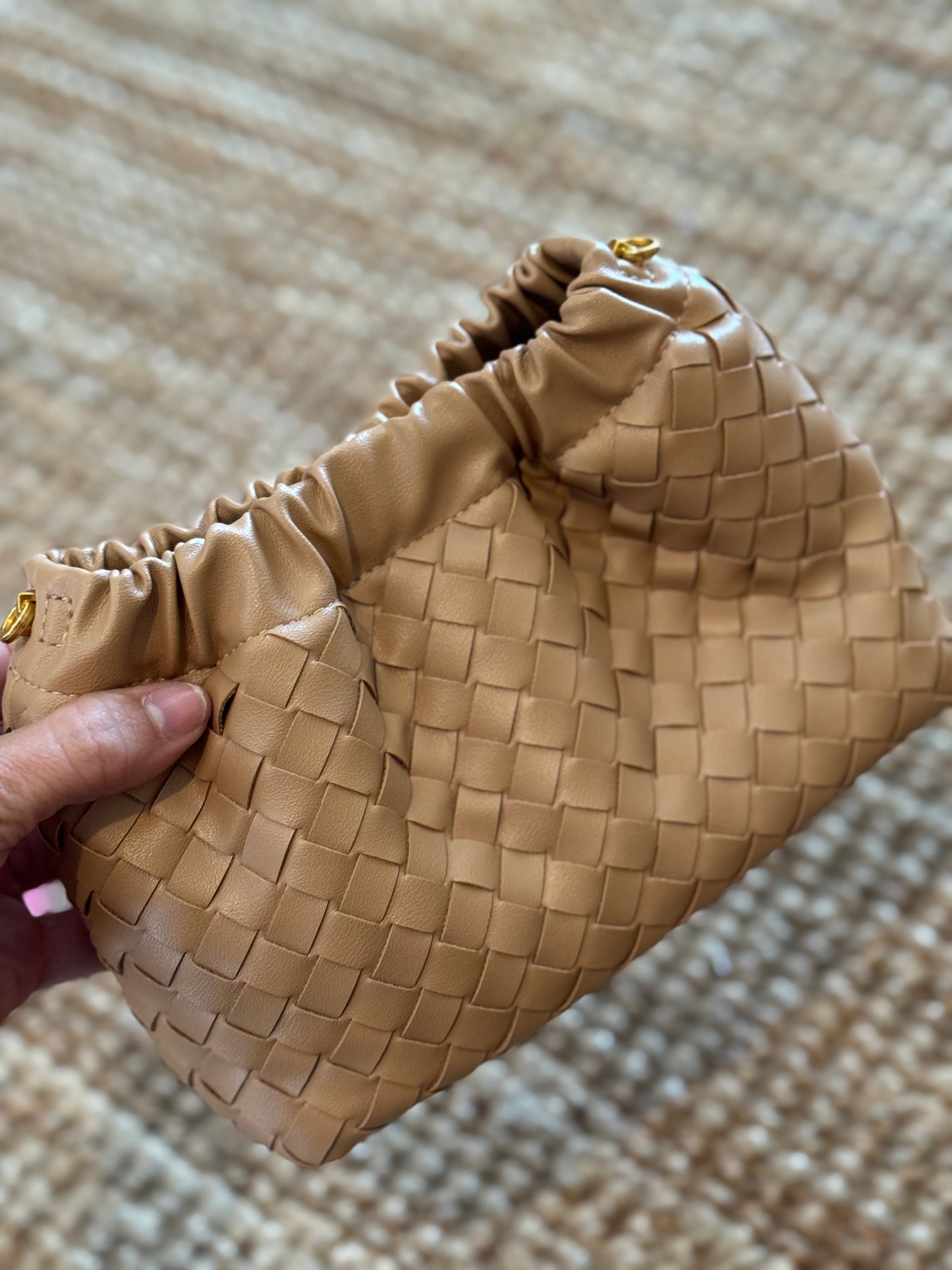 Leather Dumpling Bag