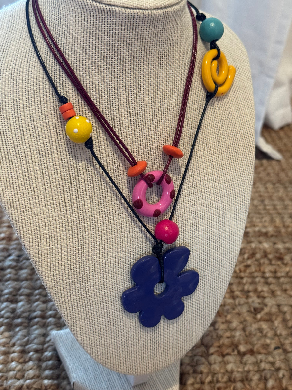 Resin Cord Necklace