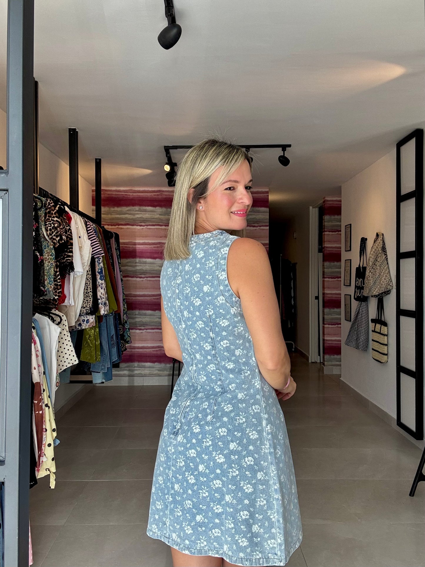 Short Denim Dress