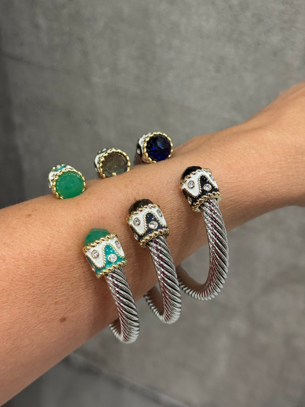 Cable Bracelet Chunky