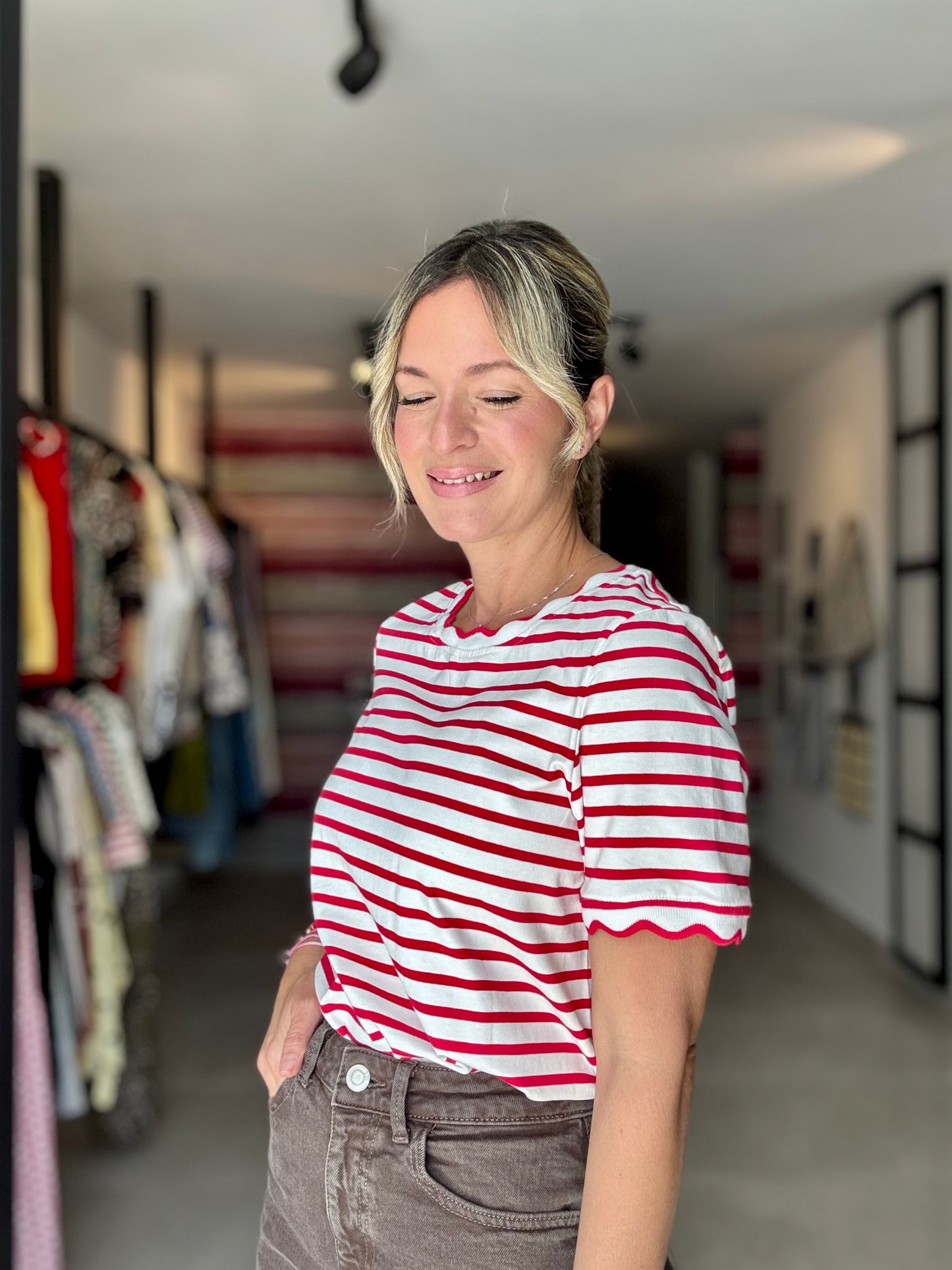 Stripes T Shirt Top