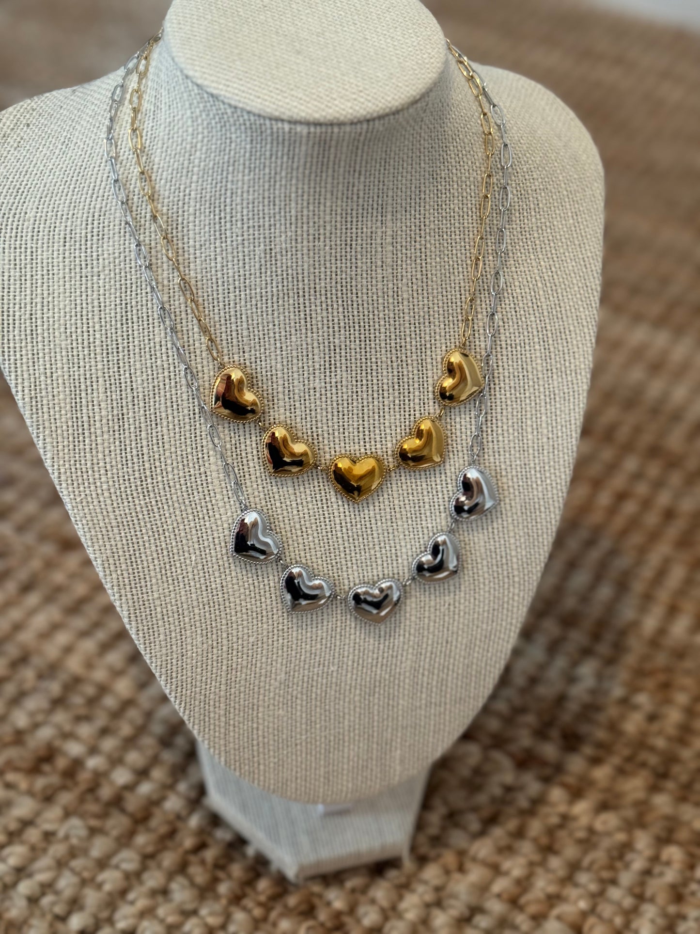Multi Heart Necklace