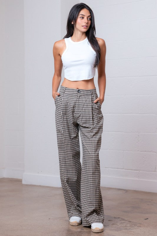 Front Pleated Pant