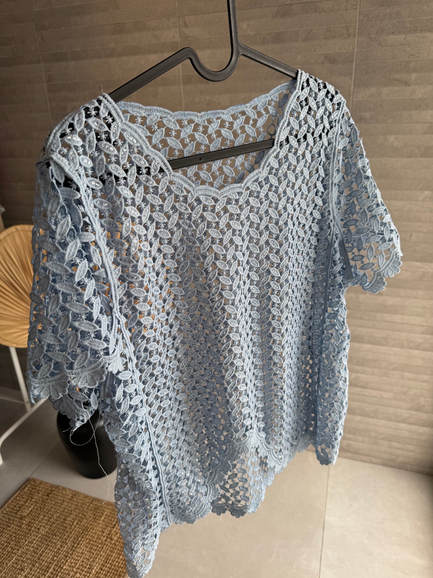 Sequins Crochet Top
