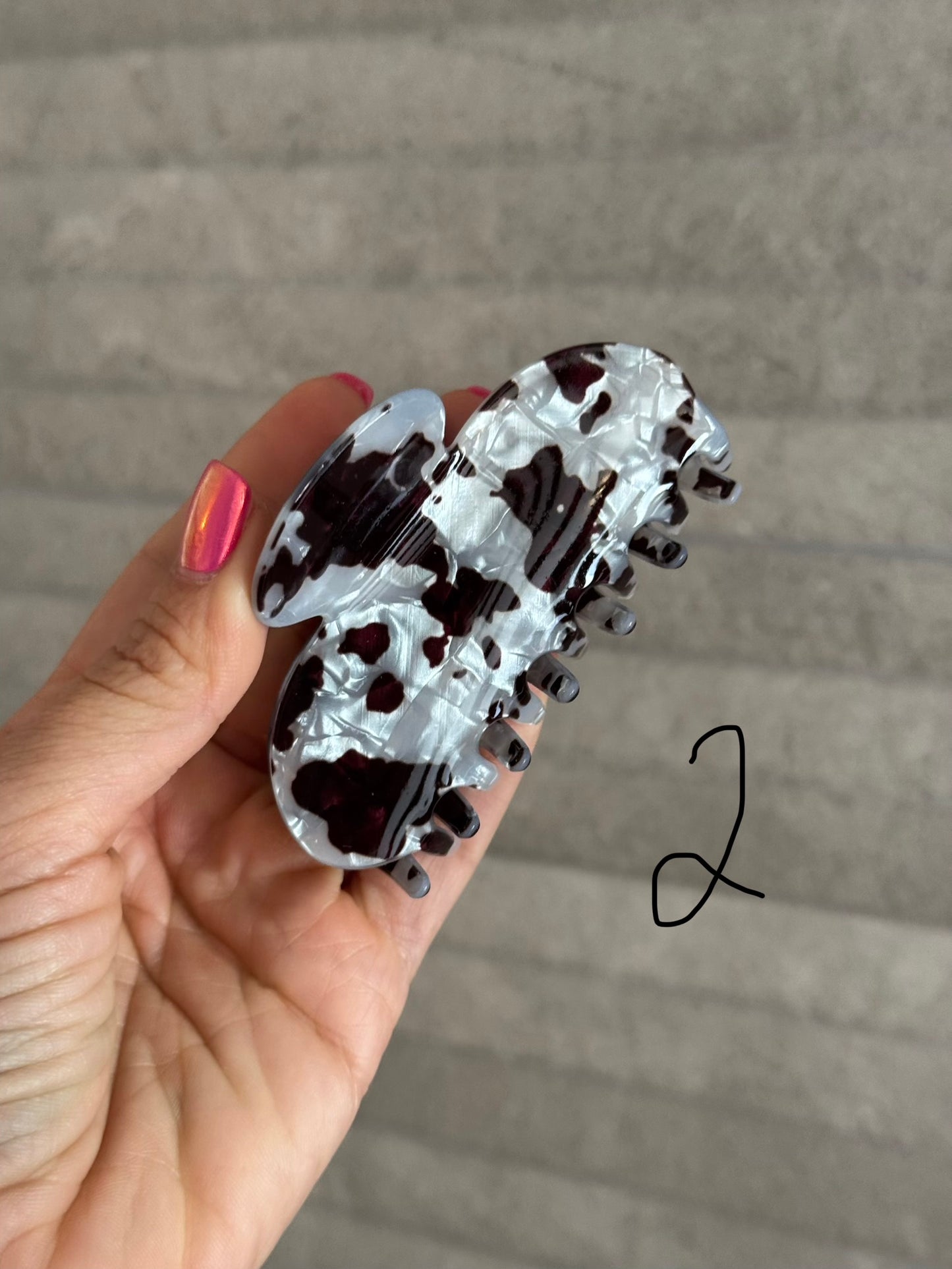 Animal Print Hair Clip