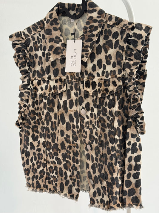 Animal Print Vest