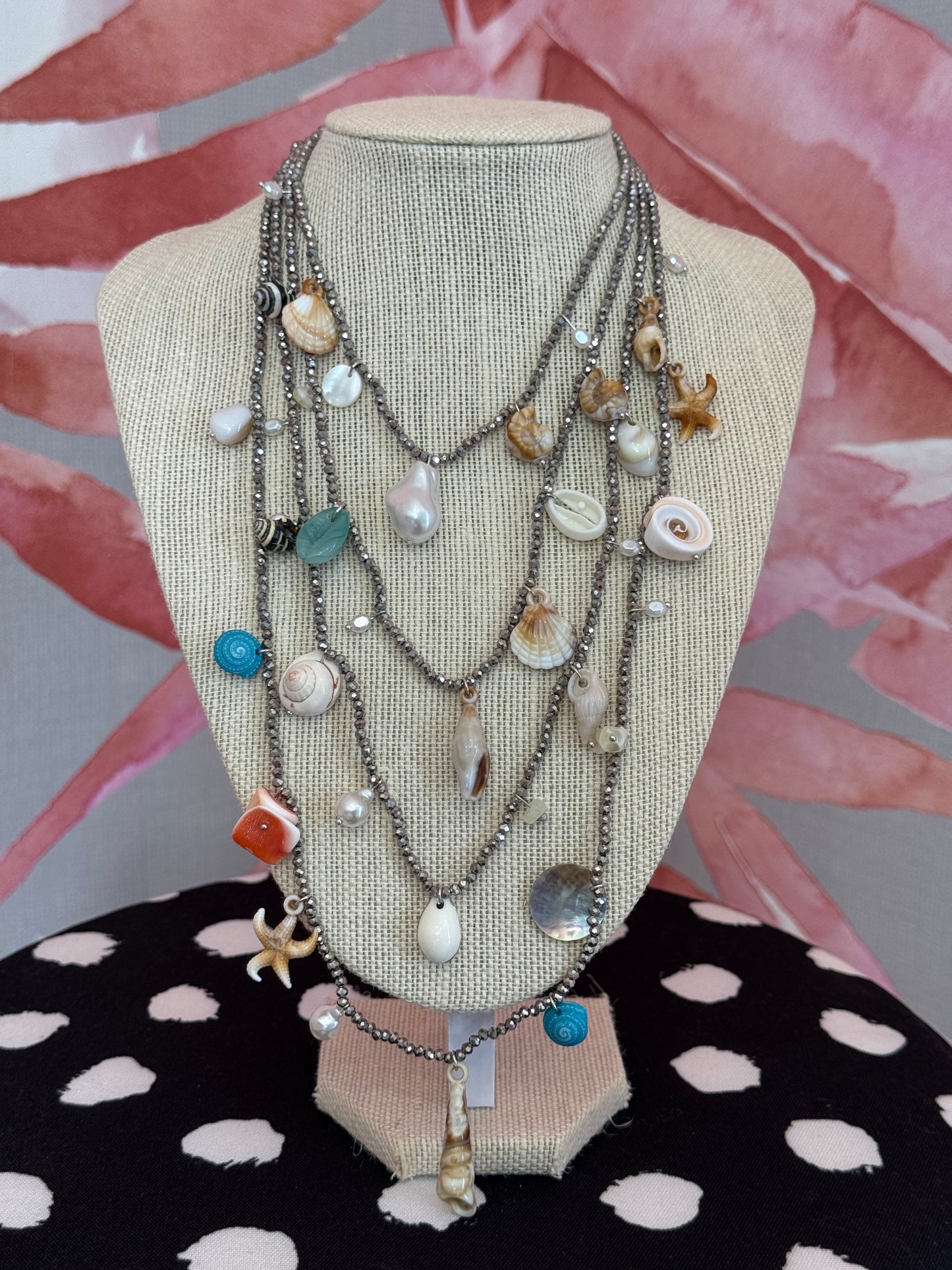 Beaded Shell Necklace