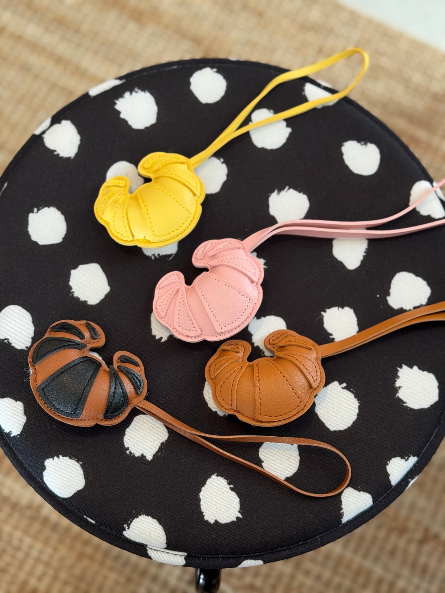 Handbag Key Holder / Croissant