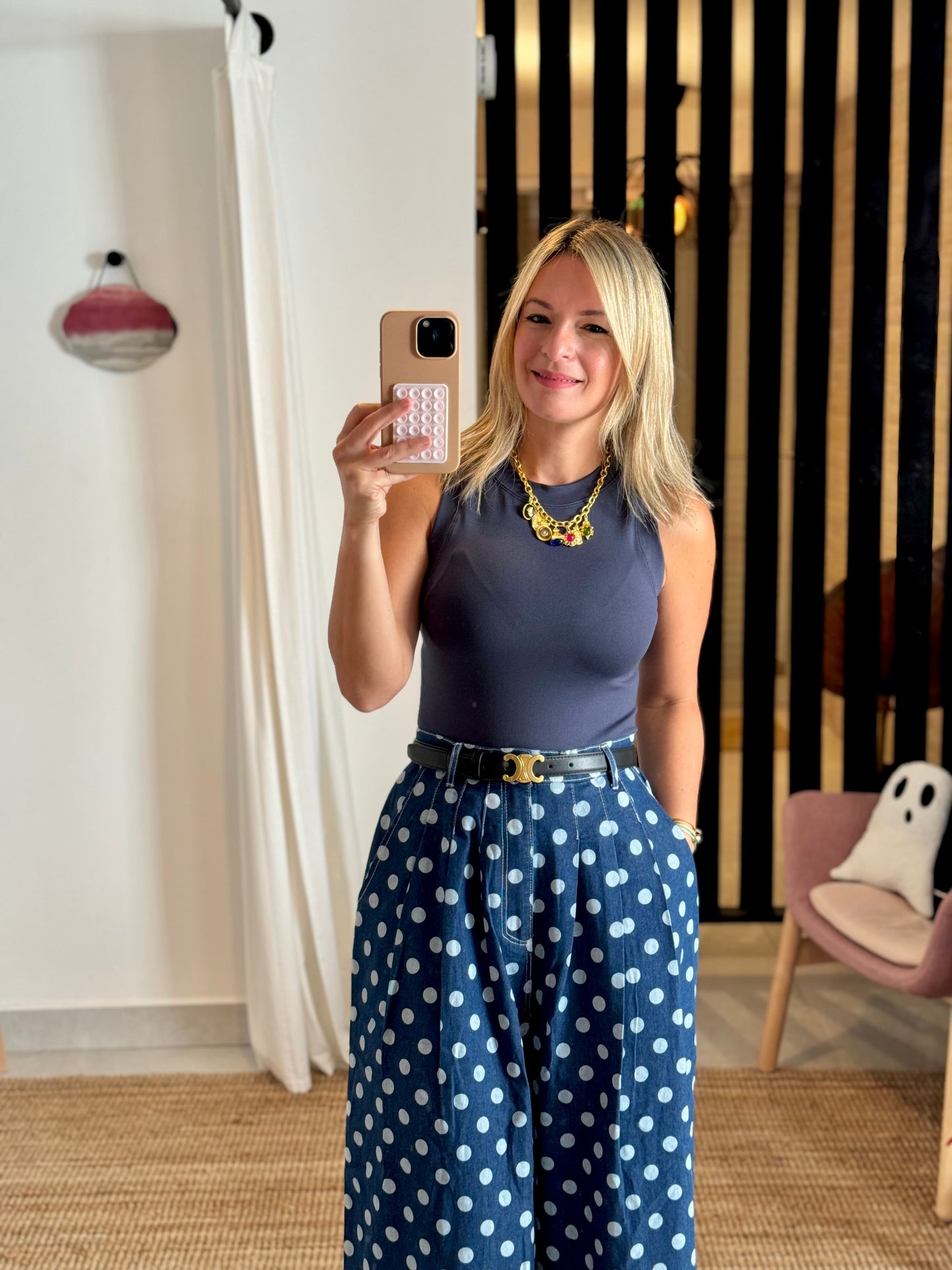 Polka Dot Culotte Pant