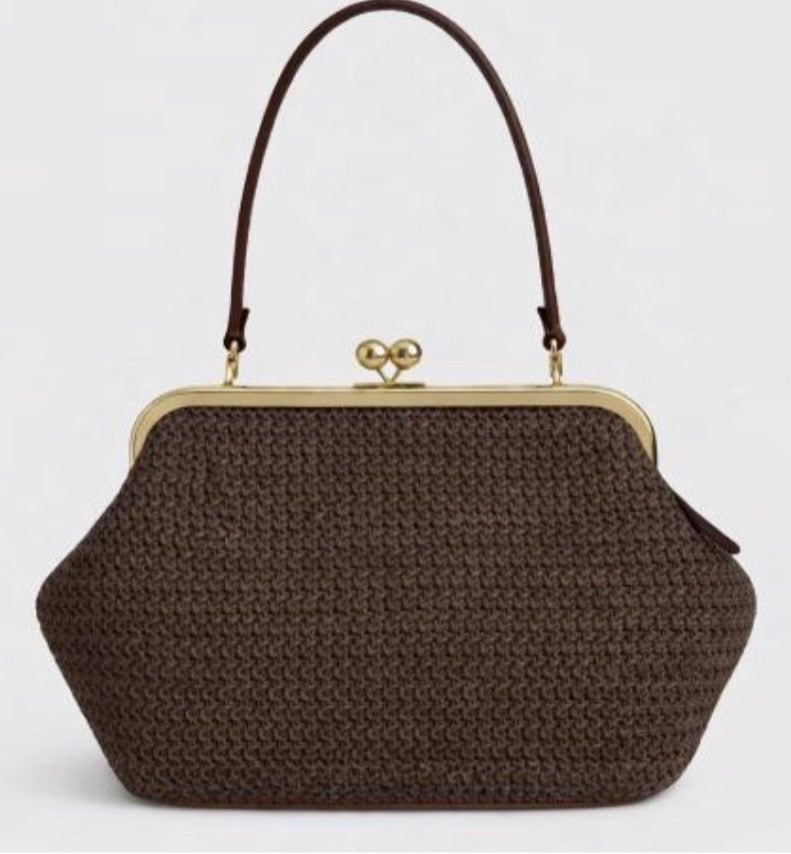 Straw Hobo Large Bag