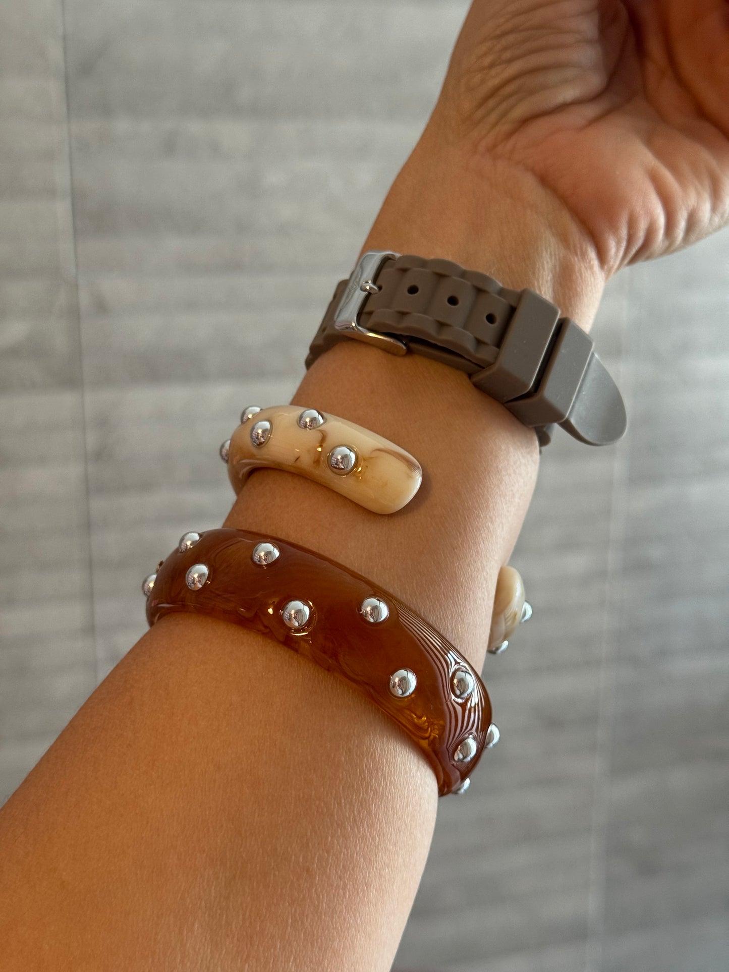 Studded Cuff & Bangle
