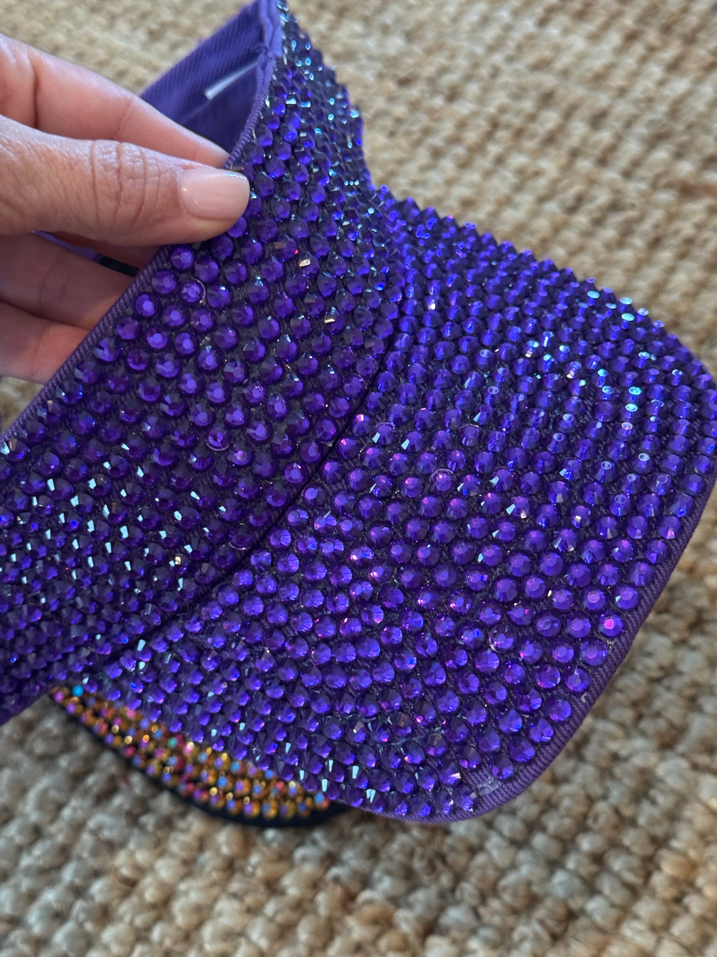 Rhinestones Visor