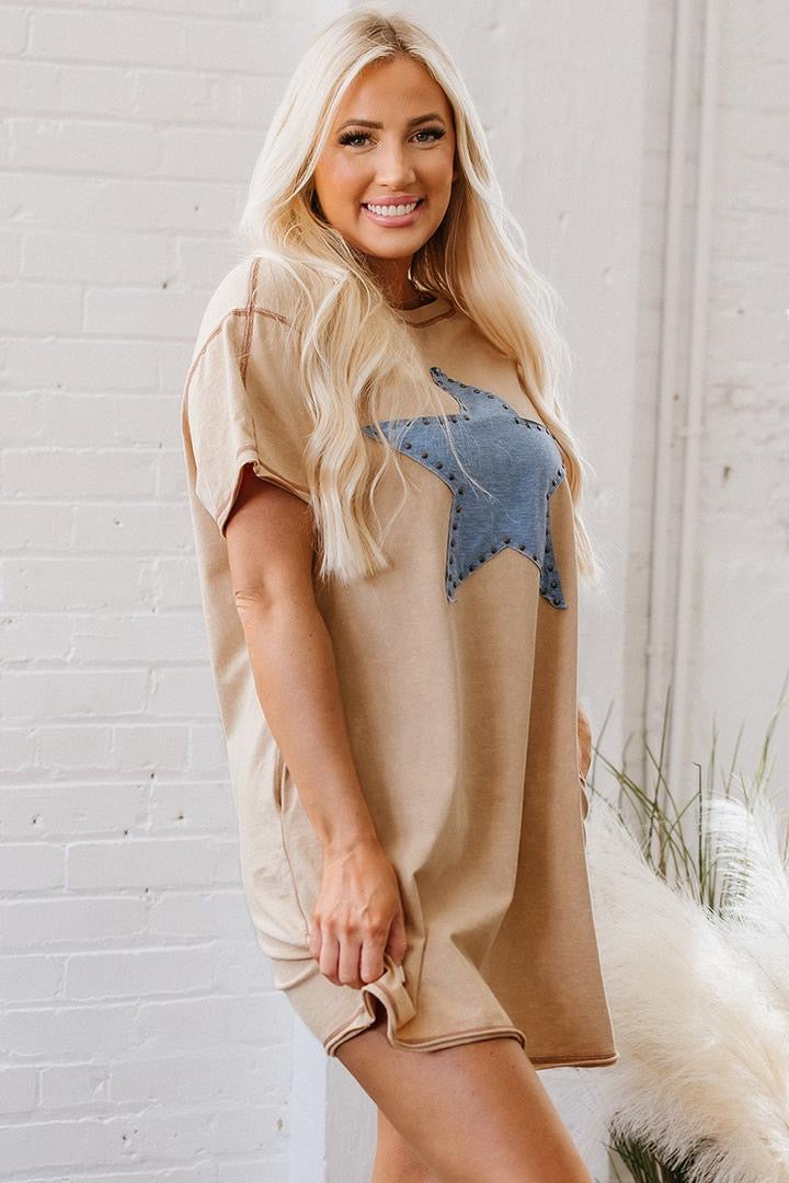 Star T Shirt Dress