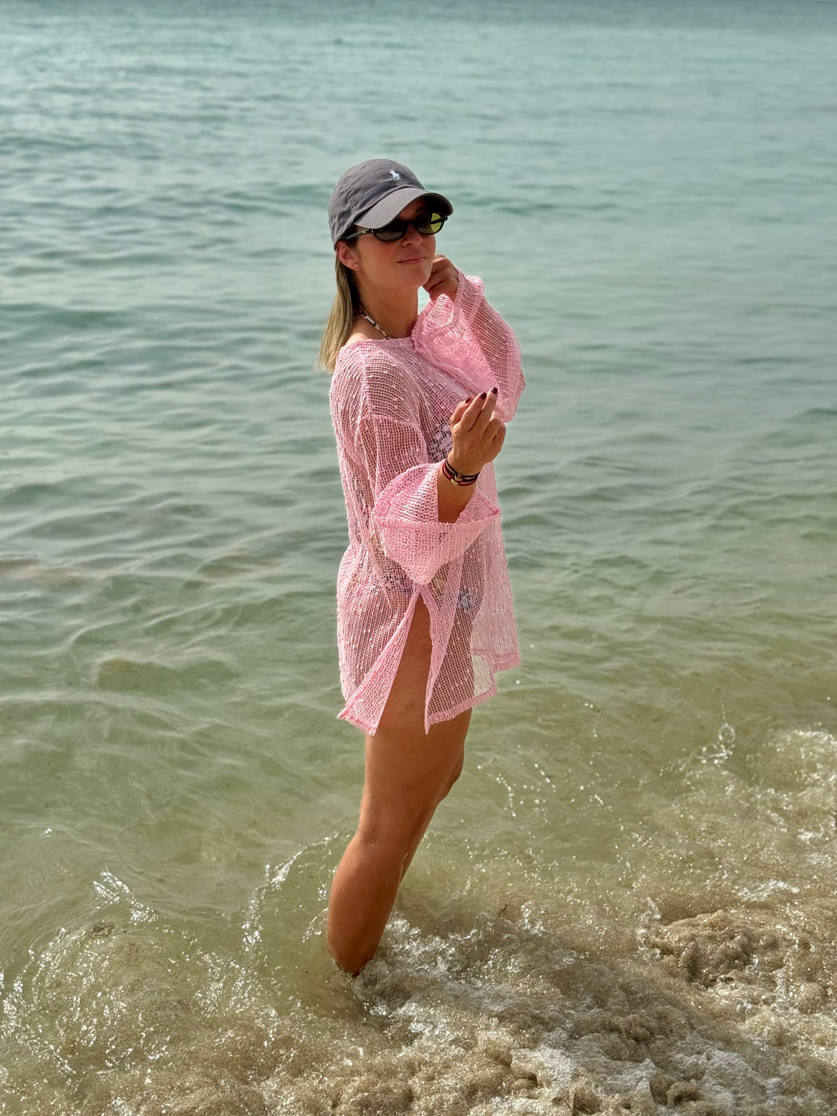 Shimmery Pink Cover Up