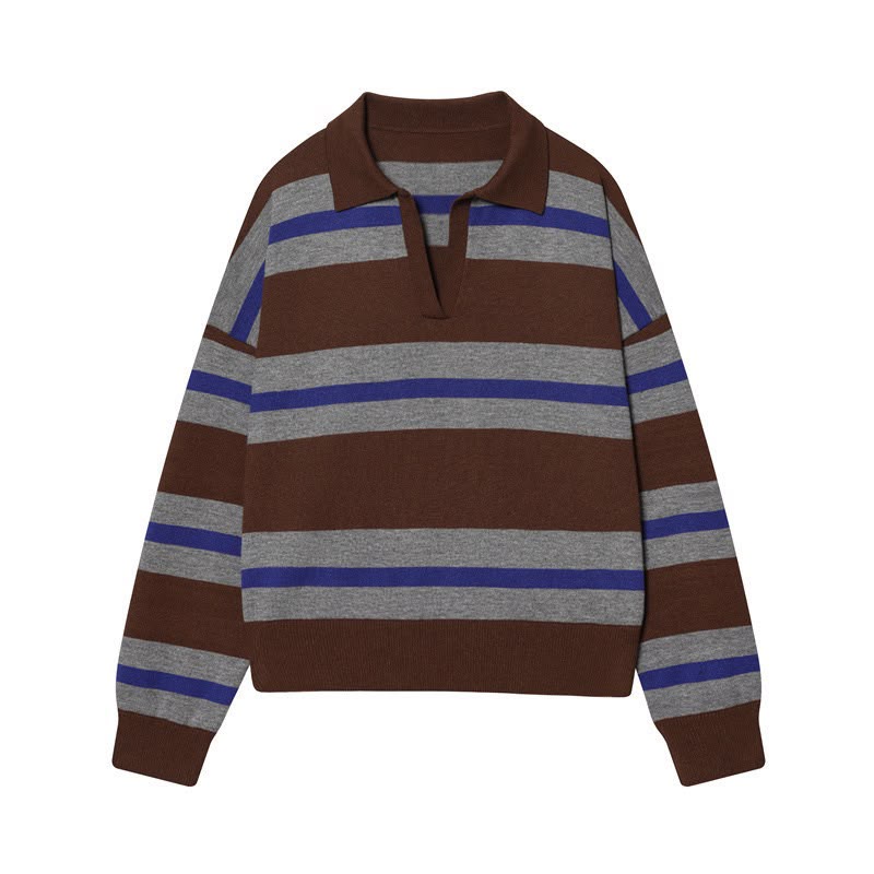 Stripes Chocolate Sweater