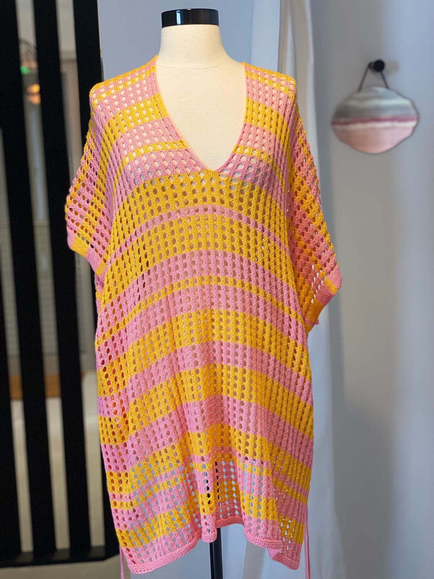 Stripes Cover Up Dress