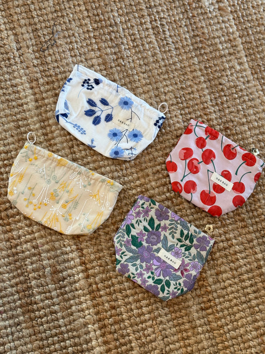 Fabric Mini Make Up Bag