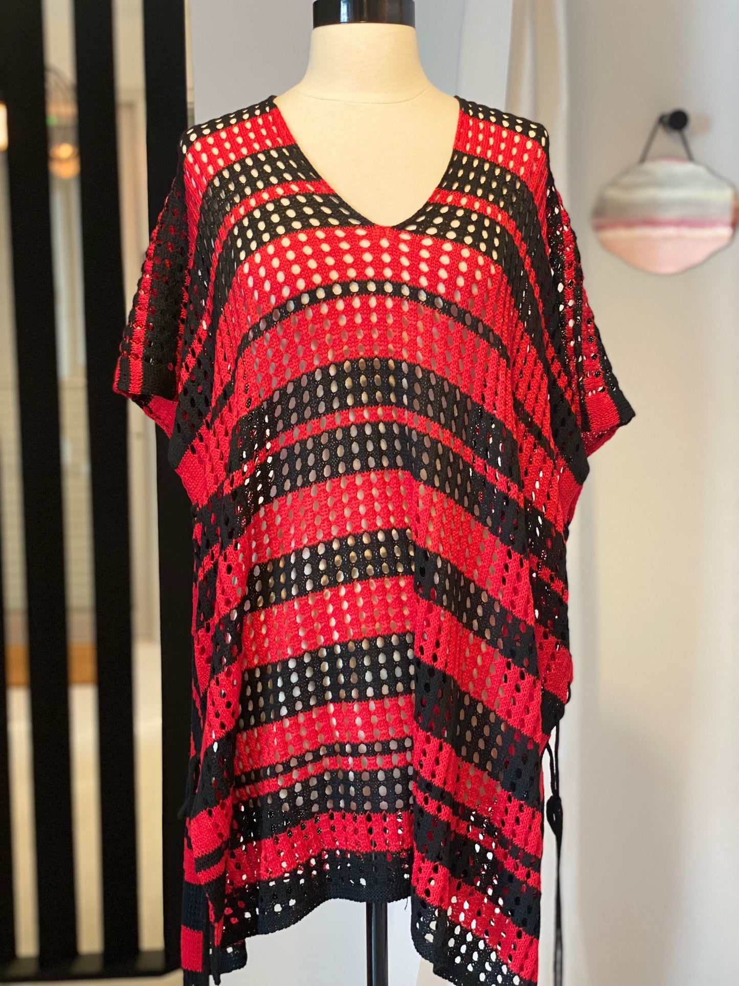 Stripes Cover Up Dress
