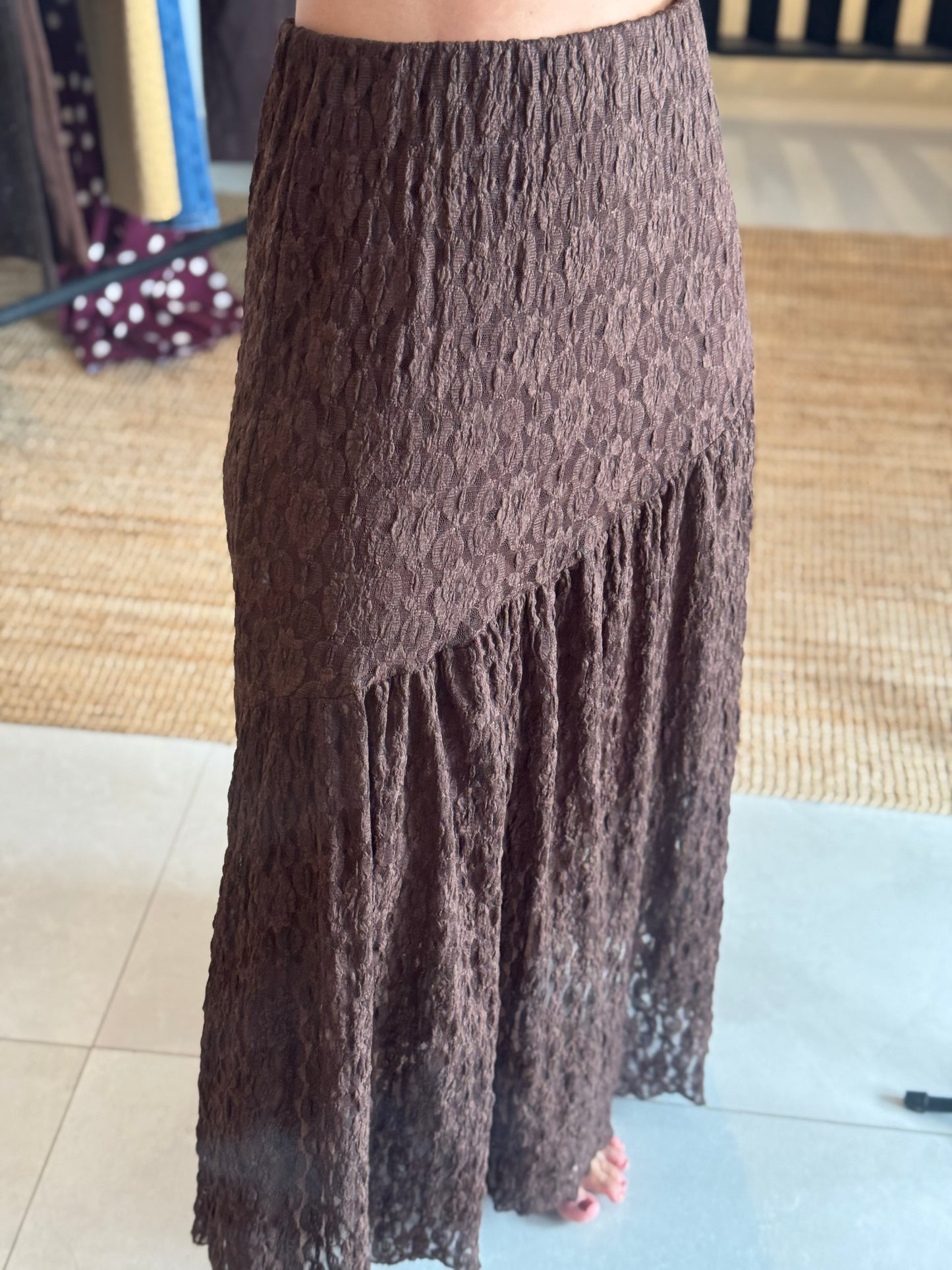 Lace Choco Skirt