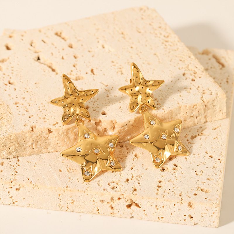 Heart & Star Earrings