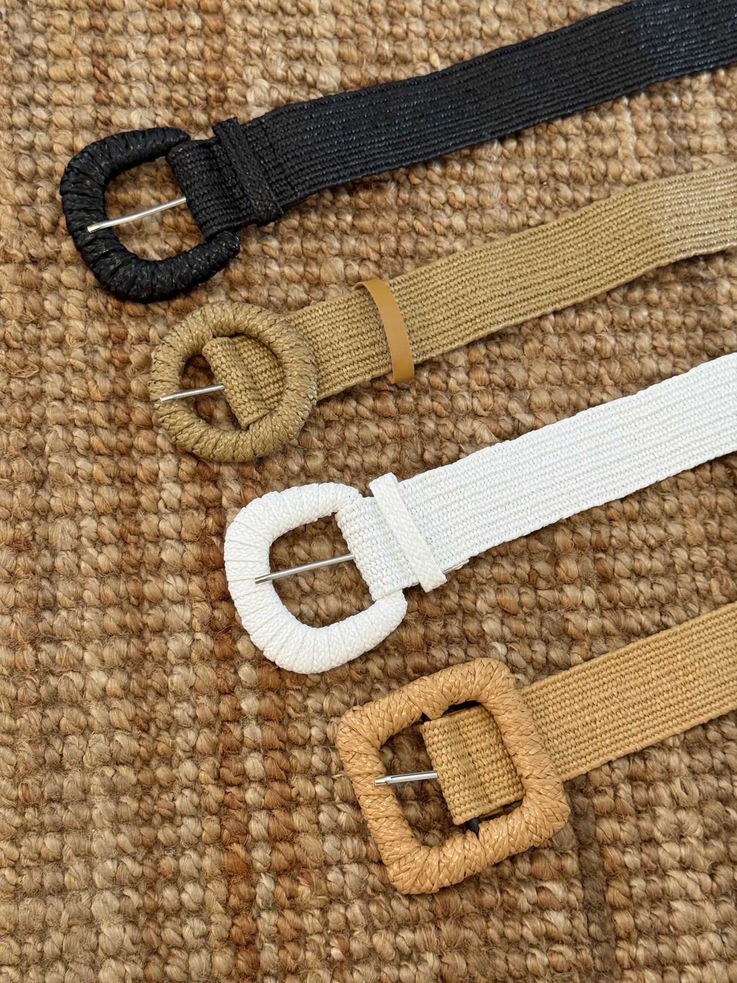 Raffia Belts