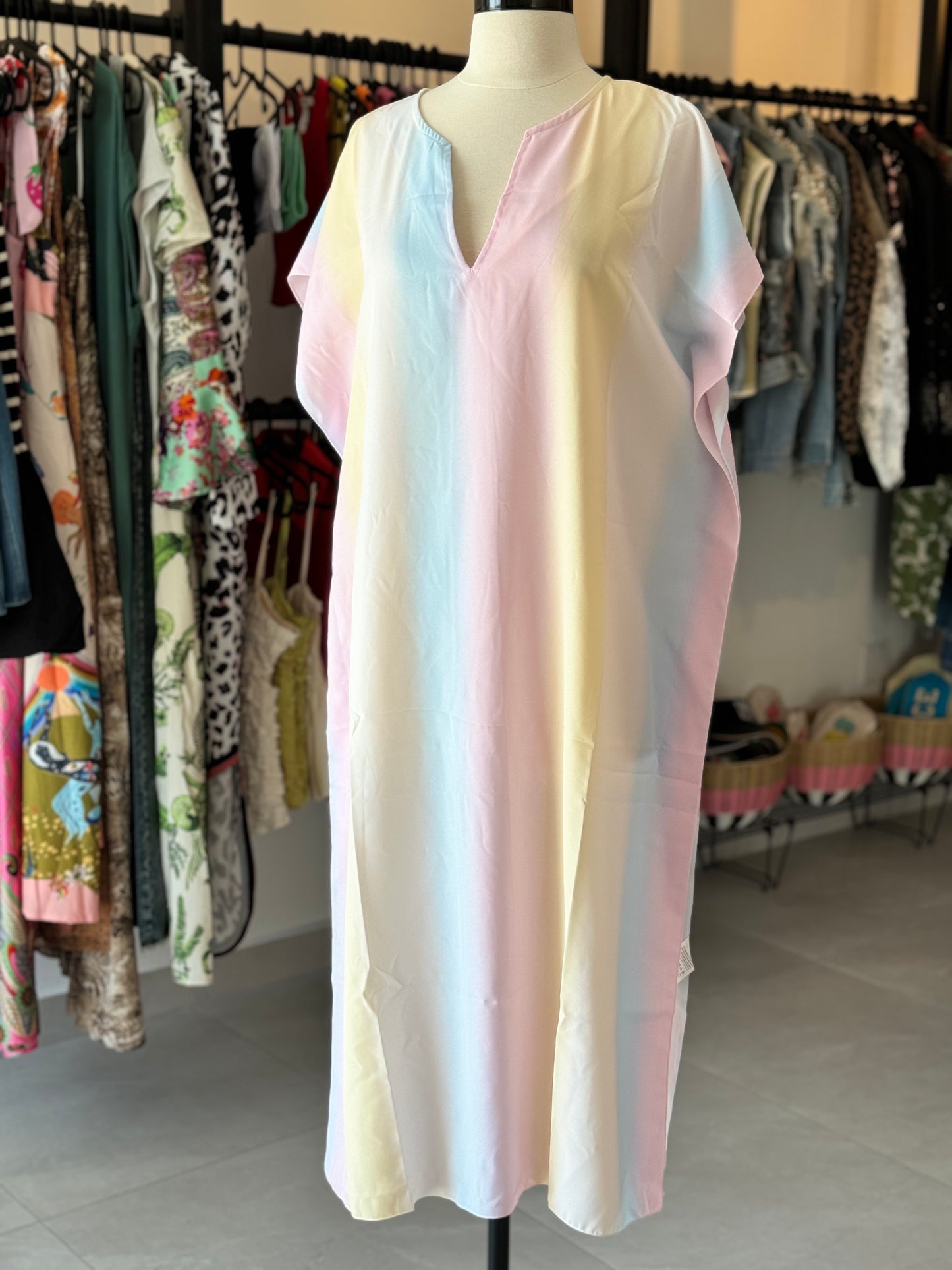 Pastel Tunic Cover Up