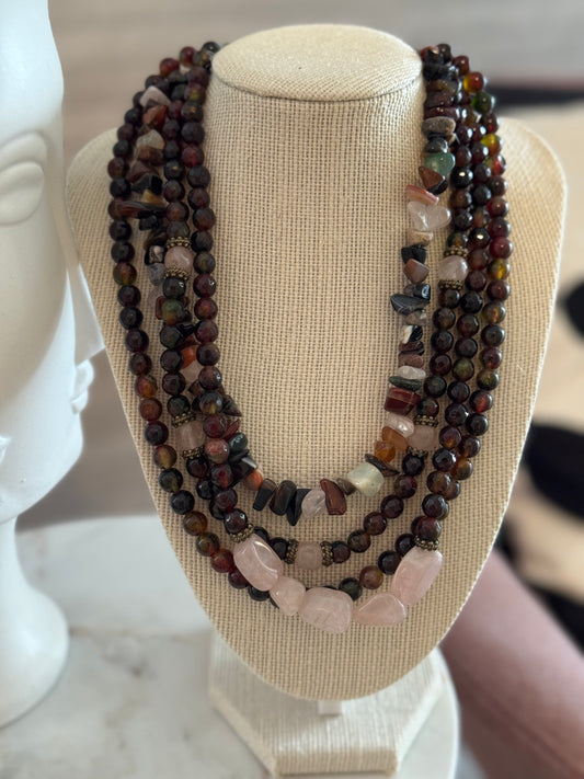 Multi Stone Necklace