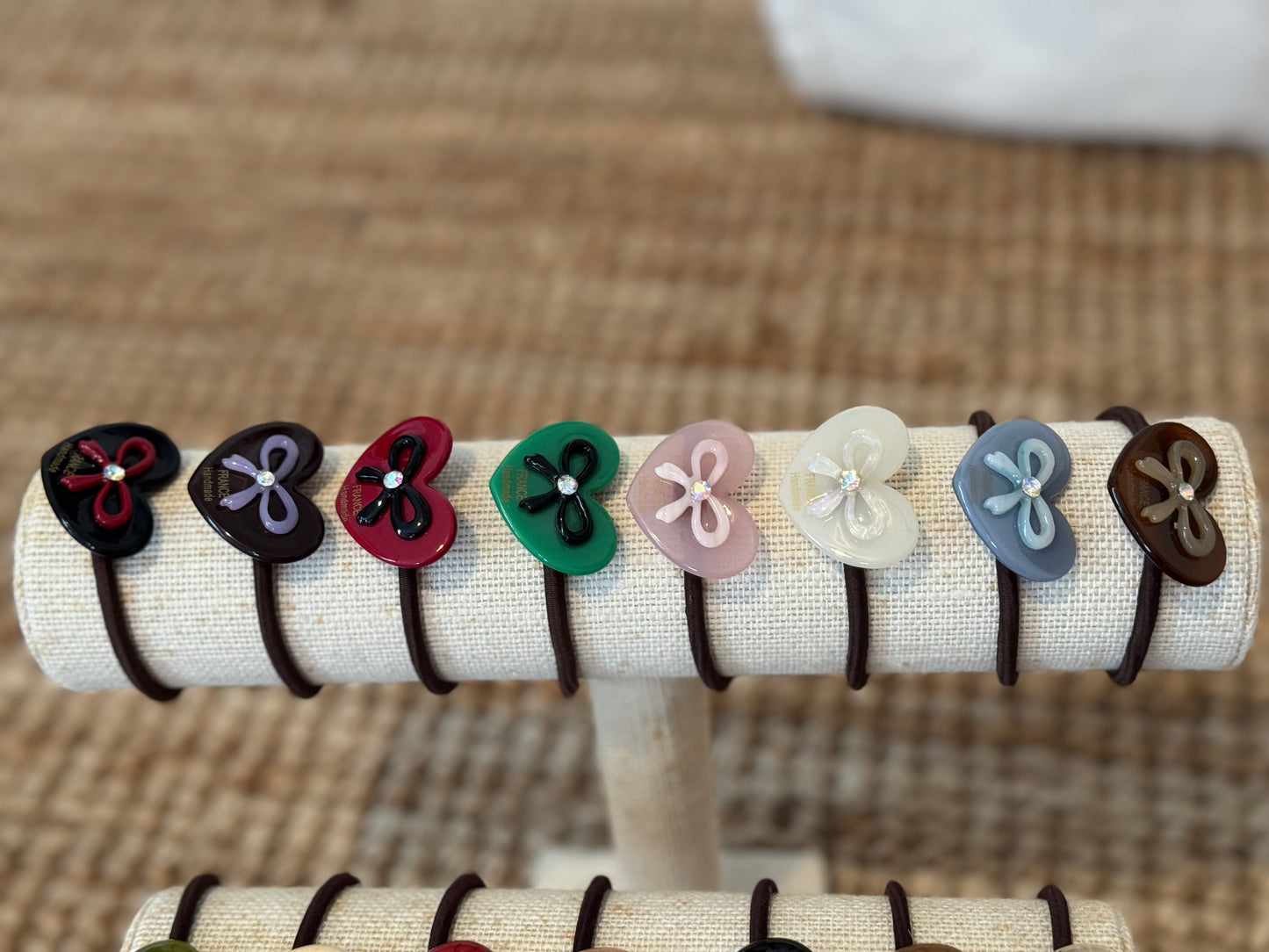 Heart & Ribbon Hair Tie