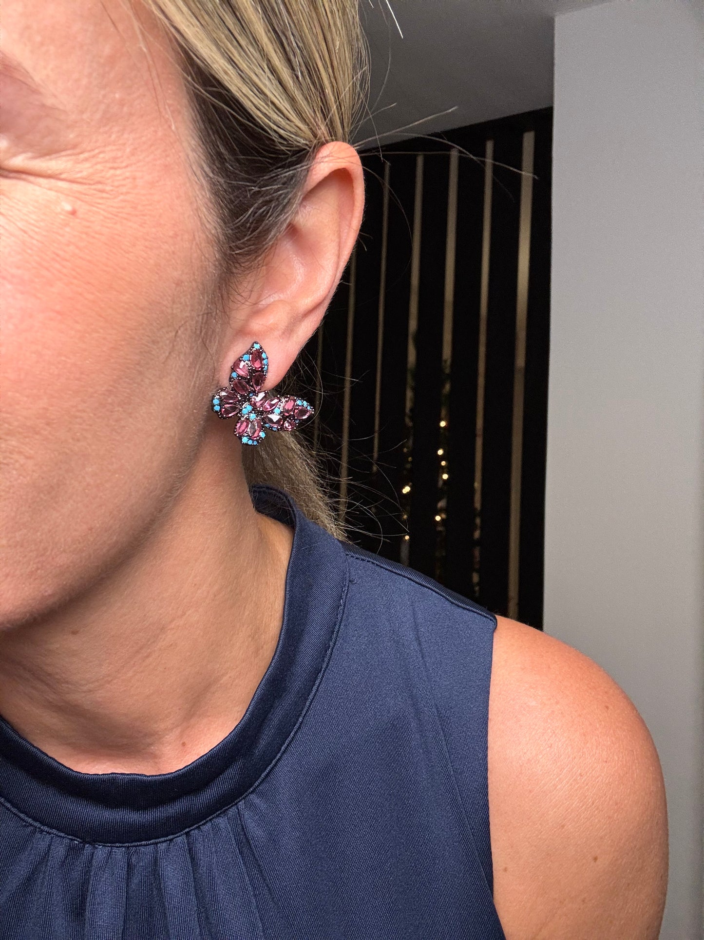 Crystal Butterfly Earrings