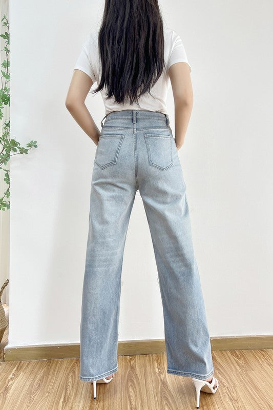 Lace Patchwork Denim