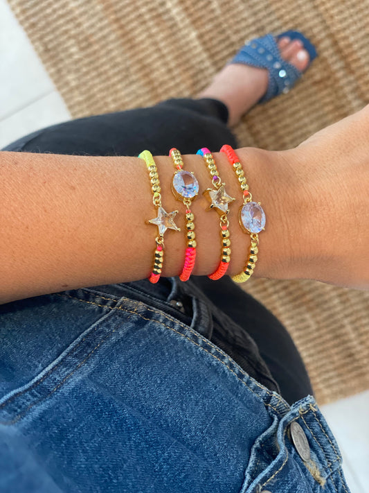 Adjustable Neon Bracelet