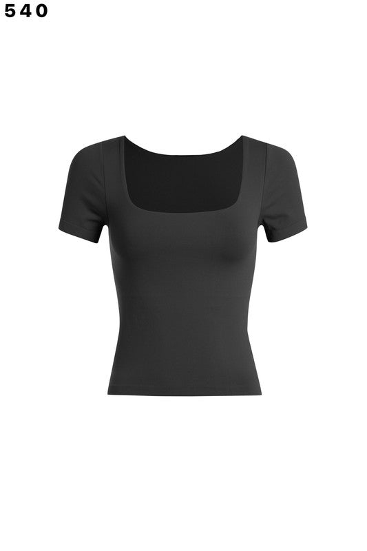 Square Neck Basic Top