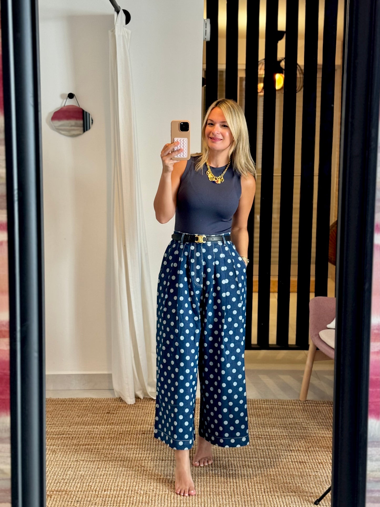 Polka Dot Culotte Pant