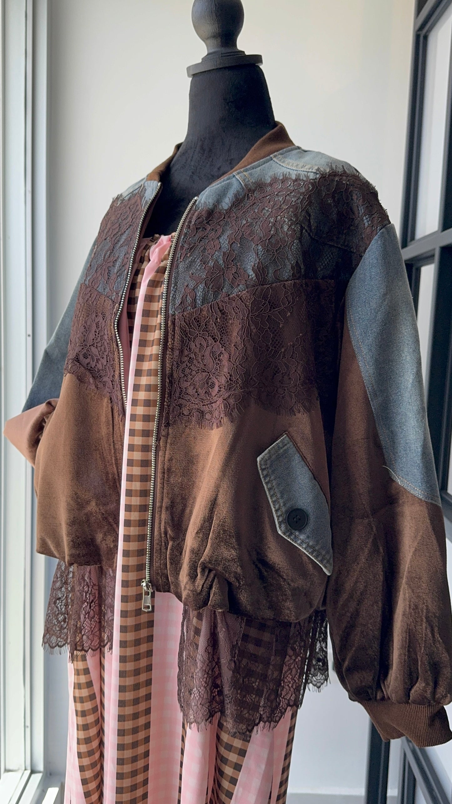 Denim & Lace Jacket