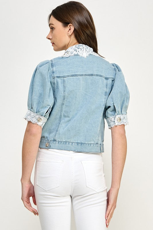 Lace & Denim Jacket