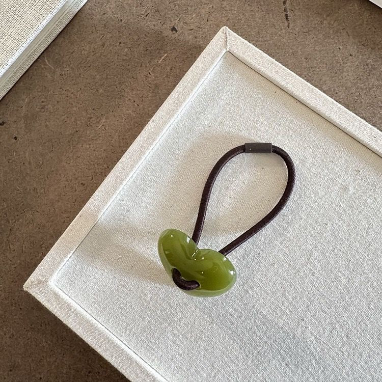 Chunky Heart Hair Tie