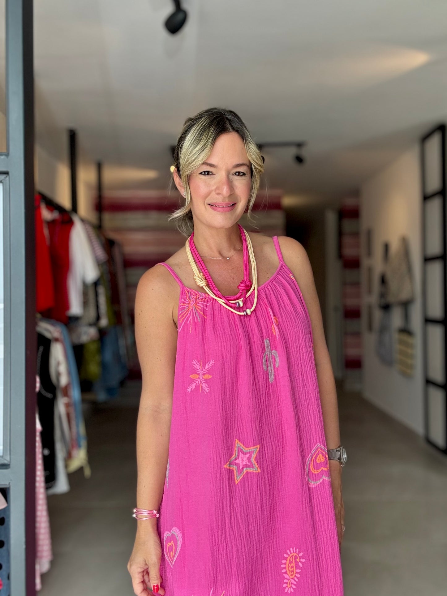 Neon Cover Up Dress