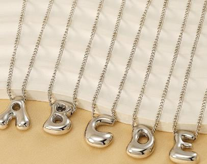 Balloon Letter Necklaces