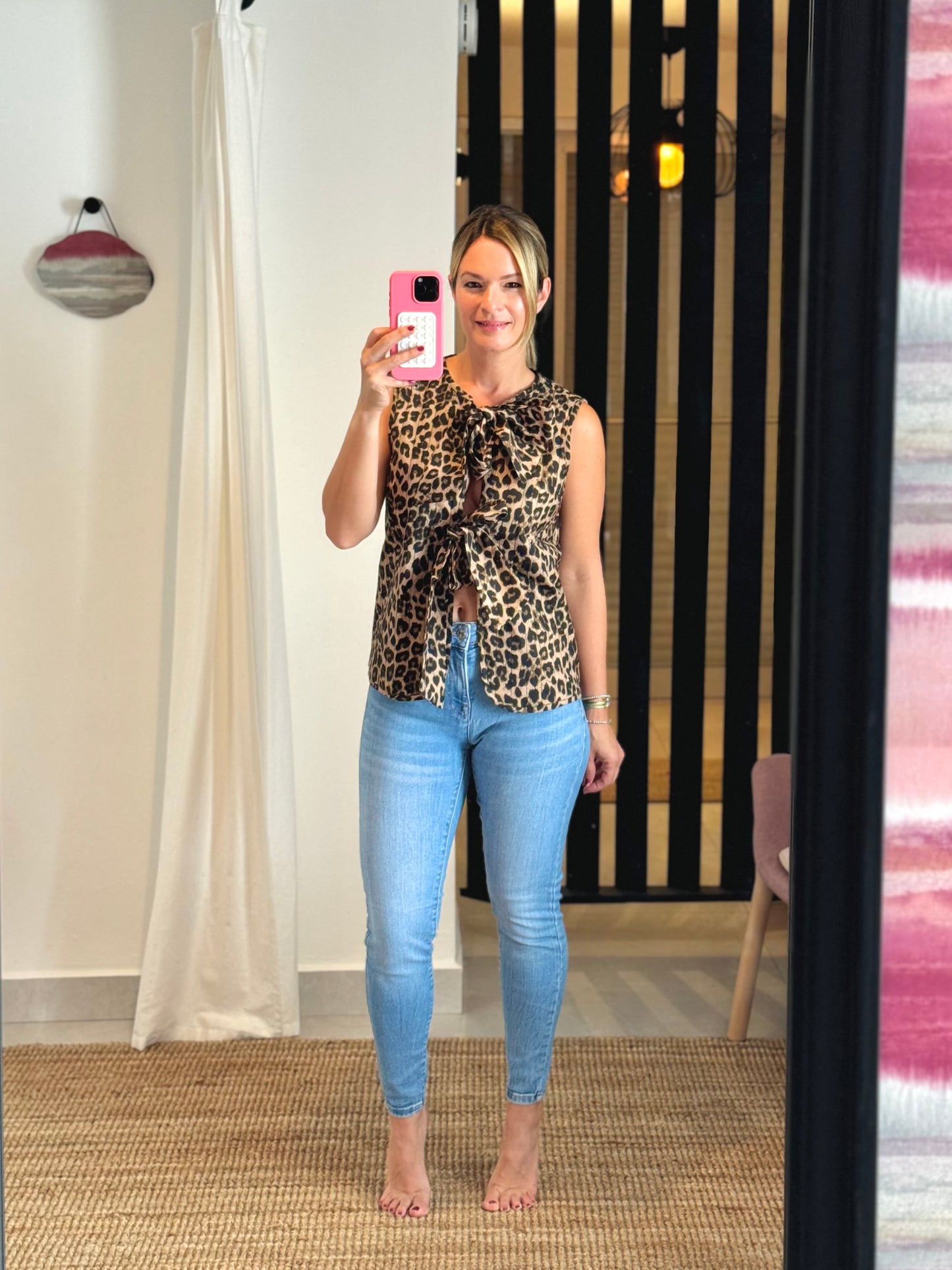 Animal Print Vest